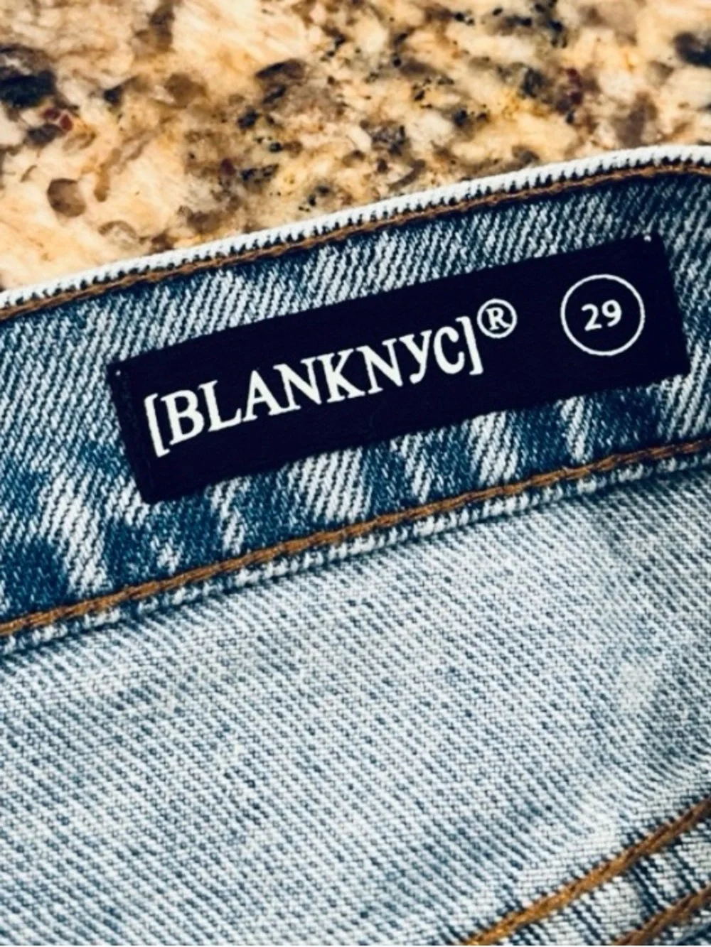 NWT Blank NYC Distressed High Rise Mom Shorts